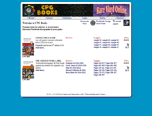 Tablet Screenshot of cpg-books.com